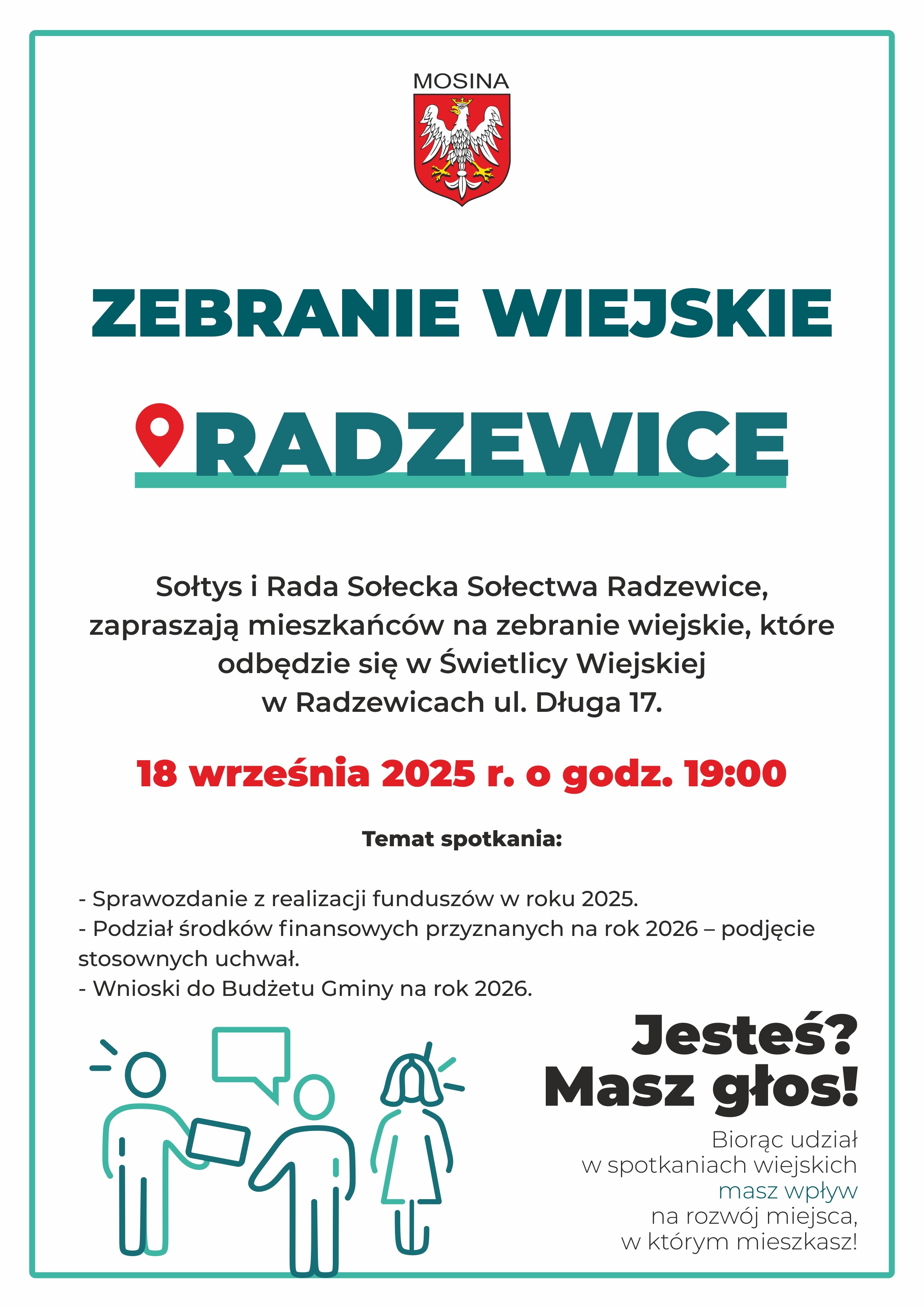 Zebranie Wiejskie Sołectwa Radzewice