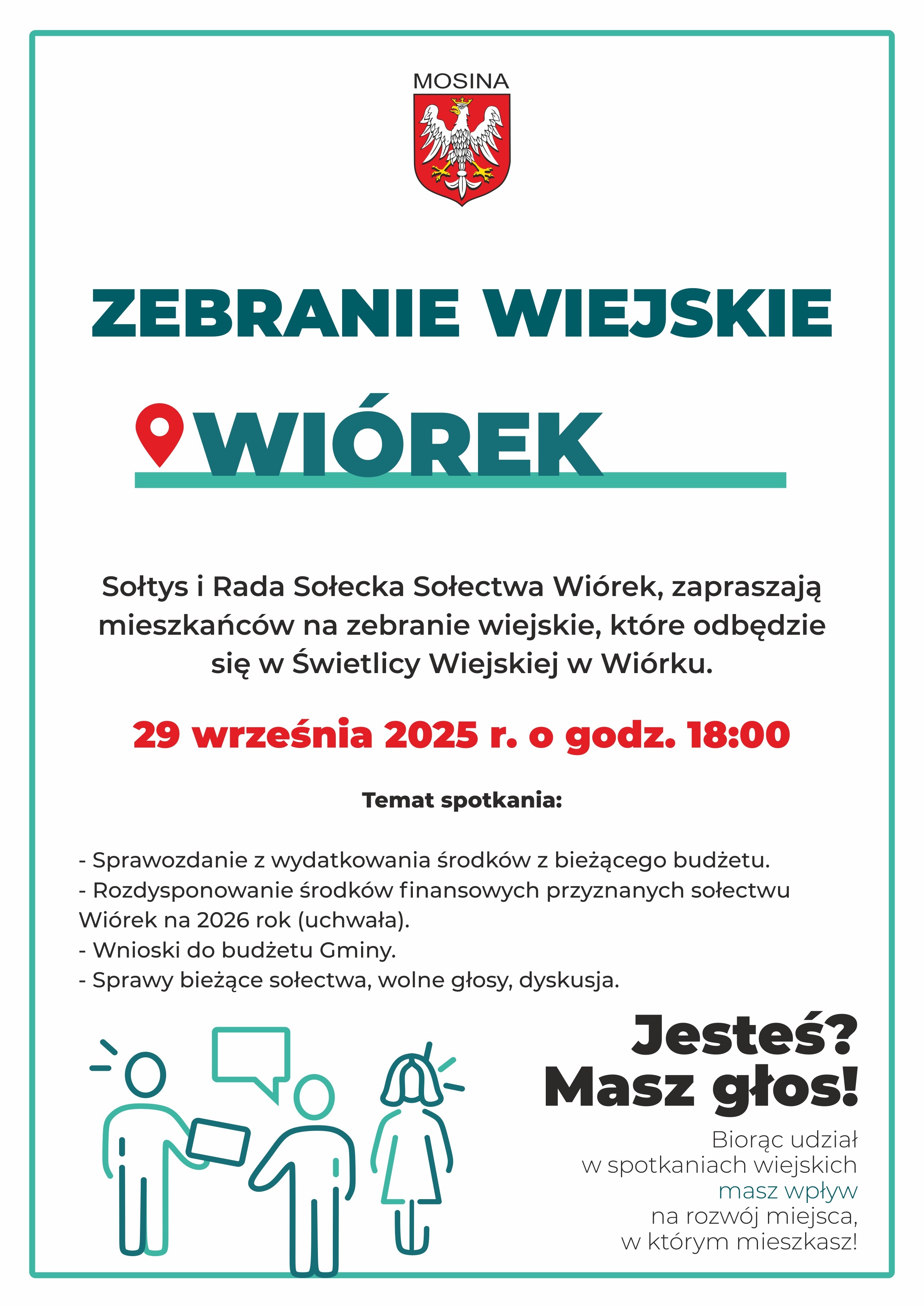Zebranie Wiejskie Sołectwa Wiórek