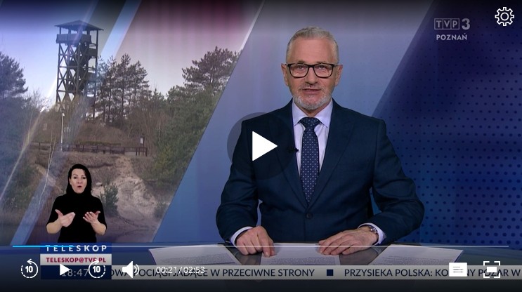 O Wieży widokowej w TVP Poznań