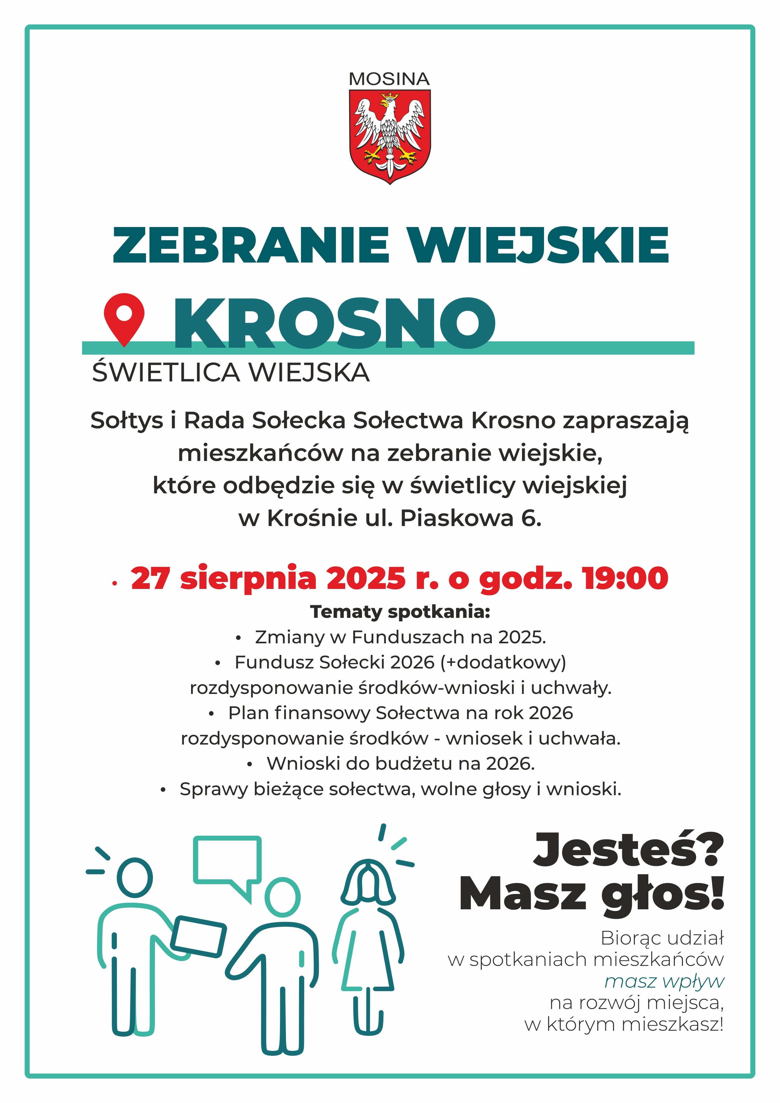 Zebranie Wiejskie Sołectwa Krosno
