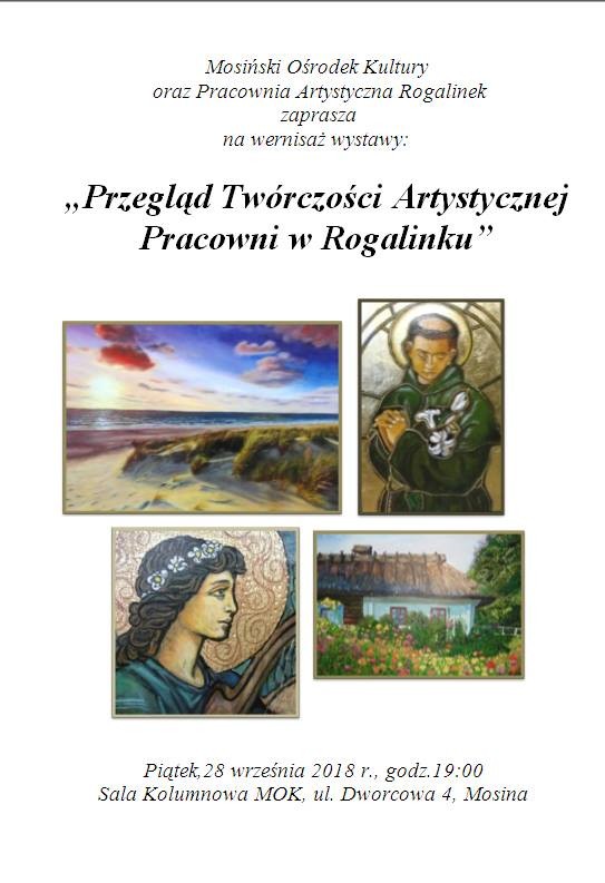 Wystawa twórczości Pracowni Artystycznej w Rogalinku
