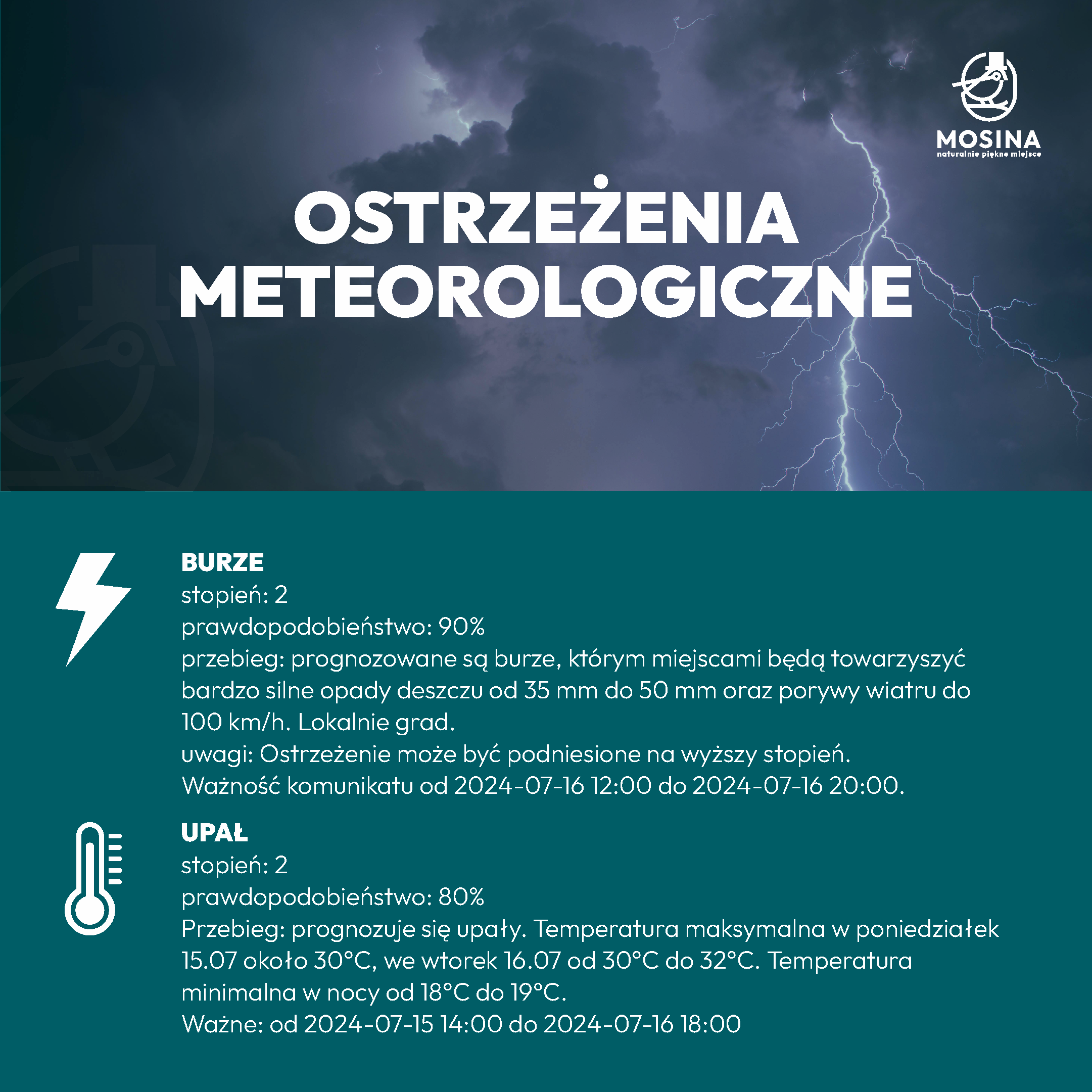 Ostrzeżenia meteorologiczne