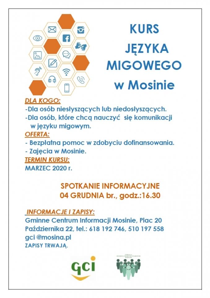Kurs języka migowego z dofinansowaniem