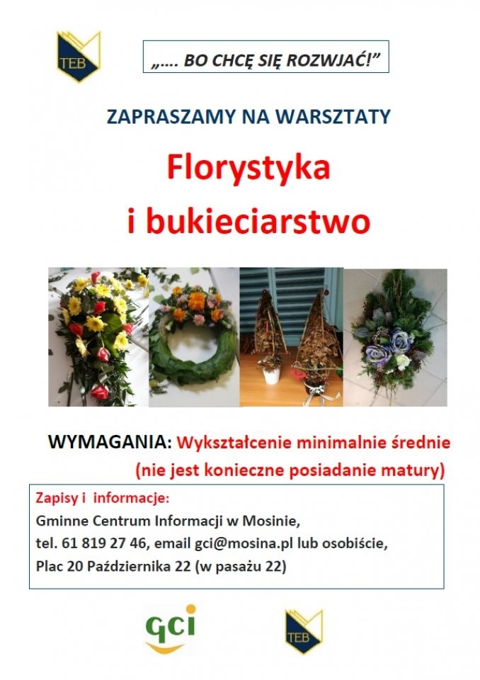 Warsztaty z florystyki i bukieciarstwa