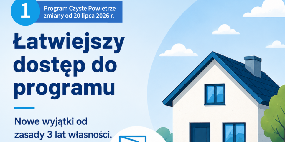 Zmiany w Programie Czyste Powietrze 