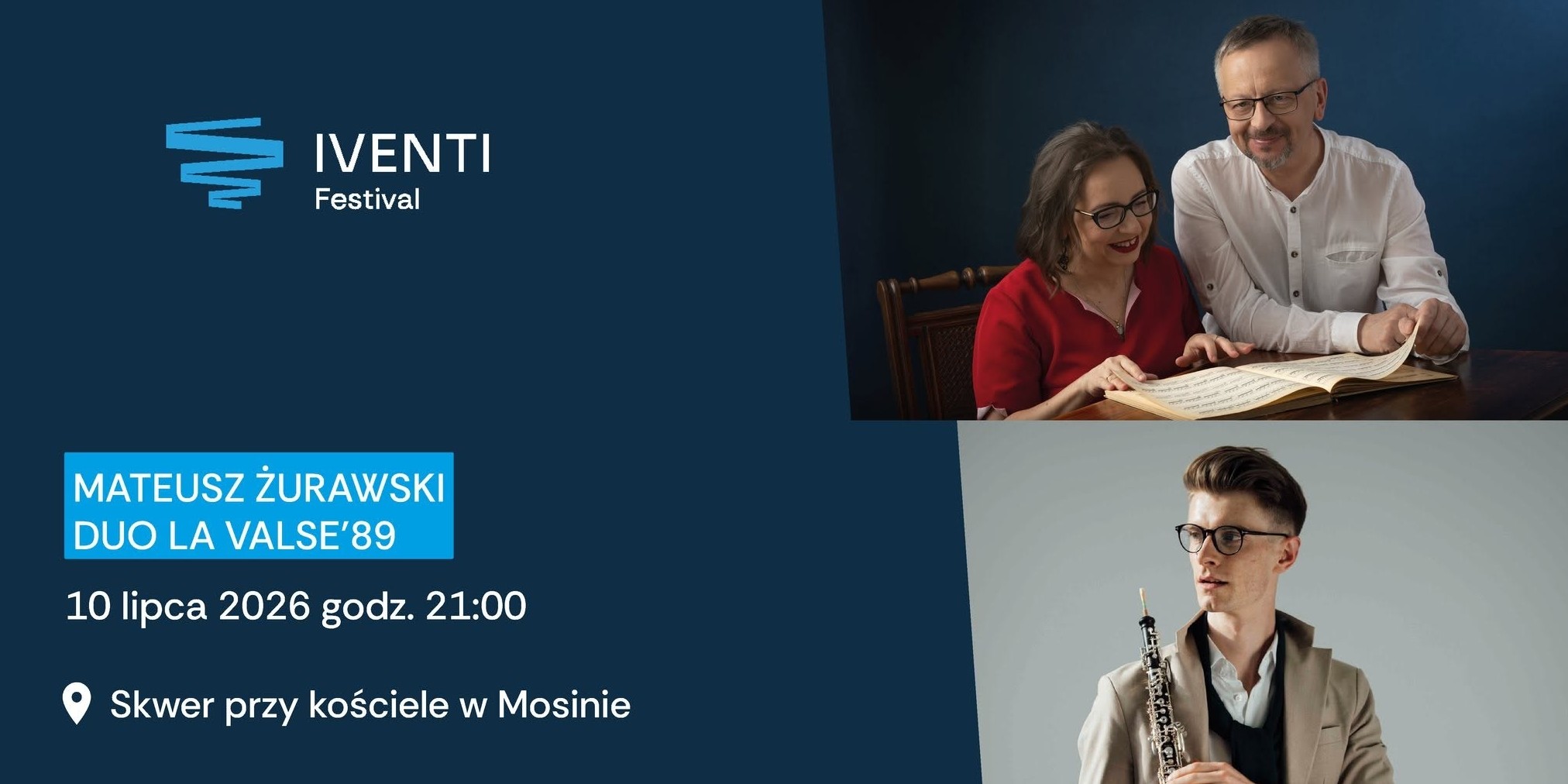 Obój, dwa fortepiany i letni wieczór w sercu Mosiny