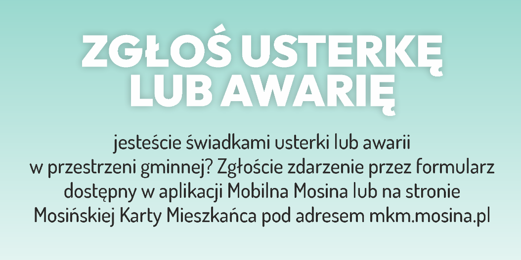 Zgłoś usterkę lub awarię