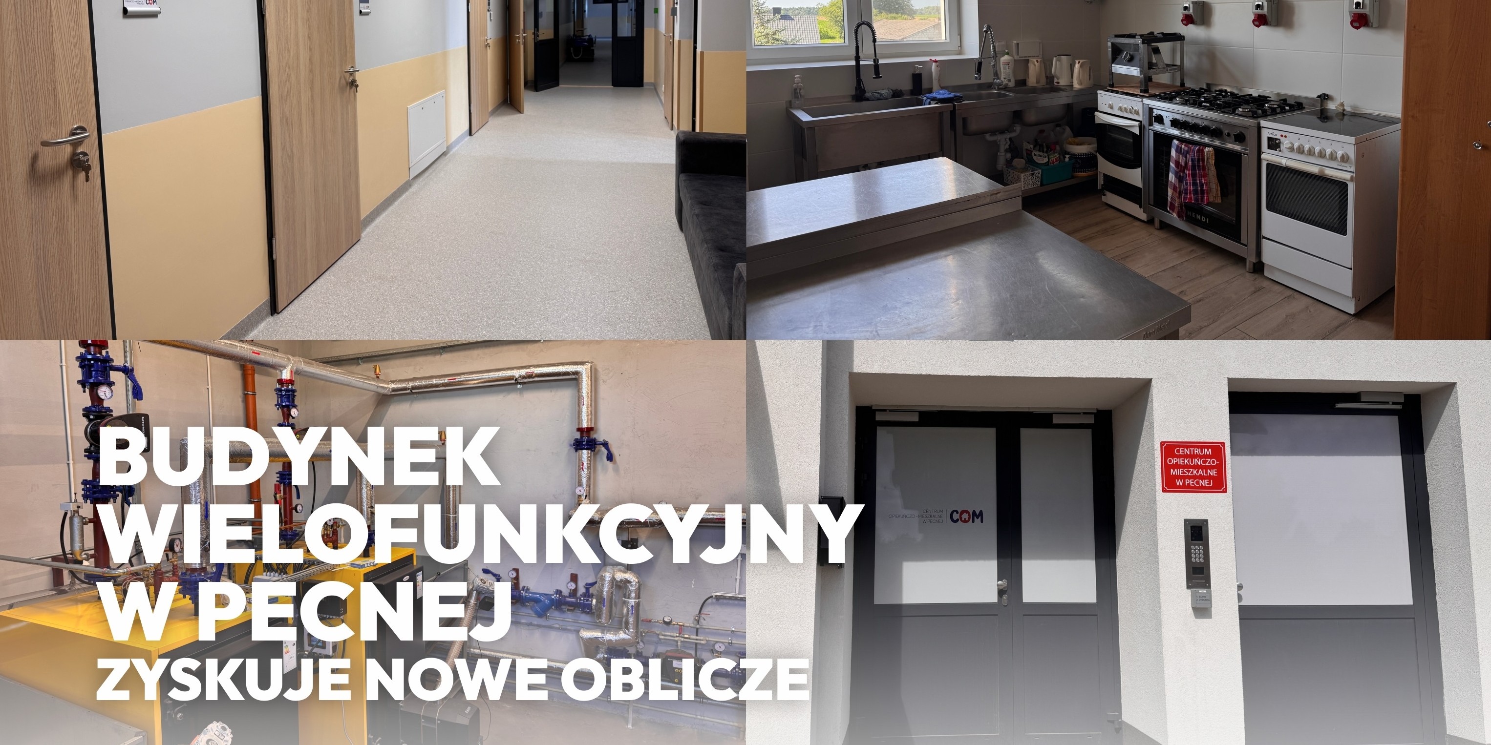 Budynek wielofunkcyjny w Pecnej zyskuje nowe oblicze