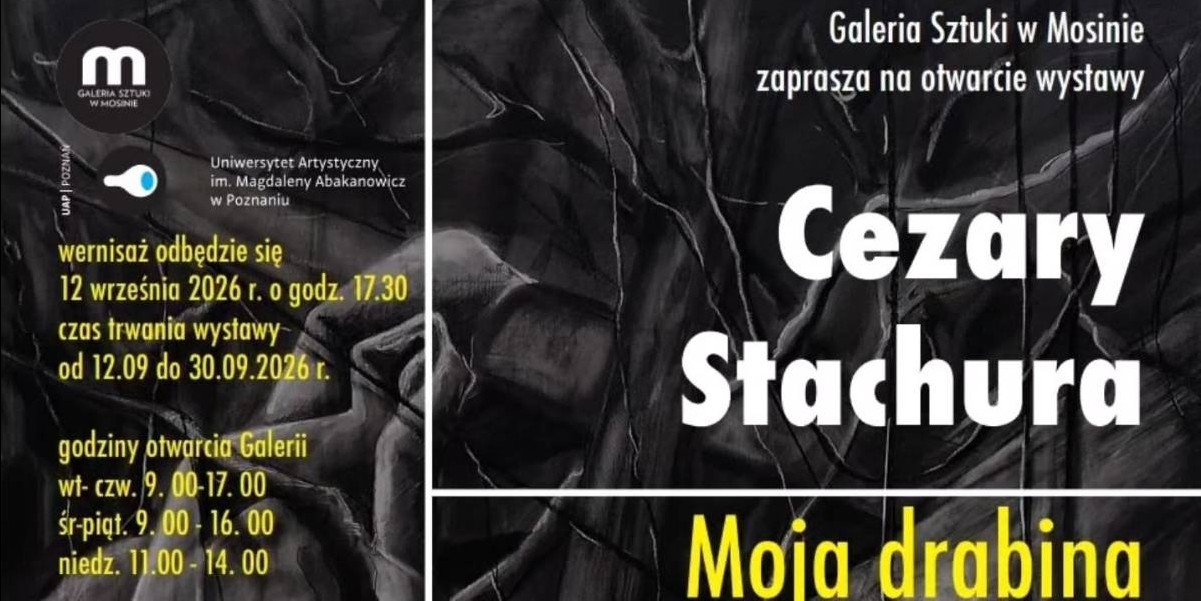 Wystawa Cezarego Stachury w Galerii Sztuki w Mosinie
