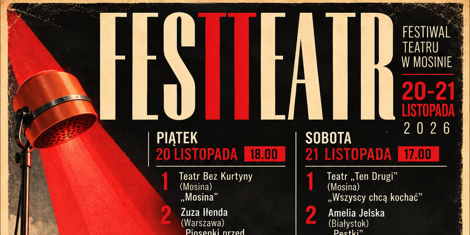 FesTTeatr – ogólnopolski festiwal teatralny w Mosinie