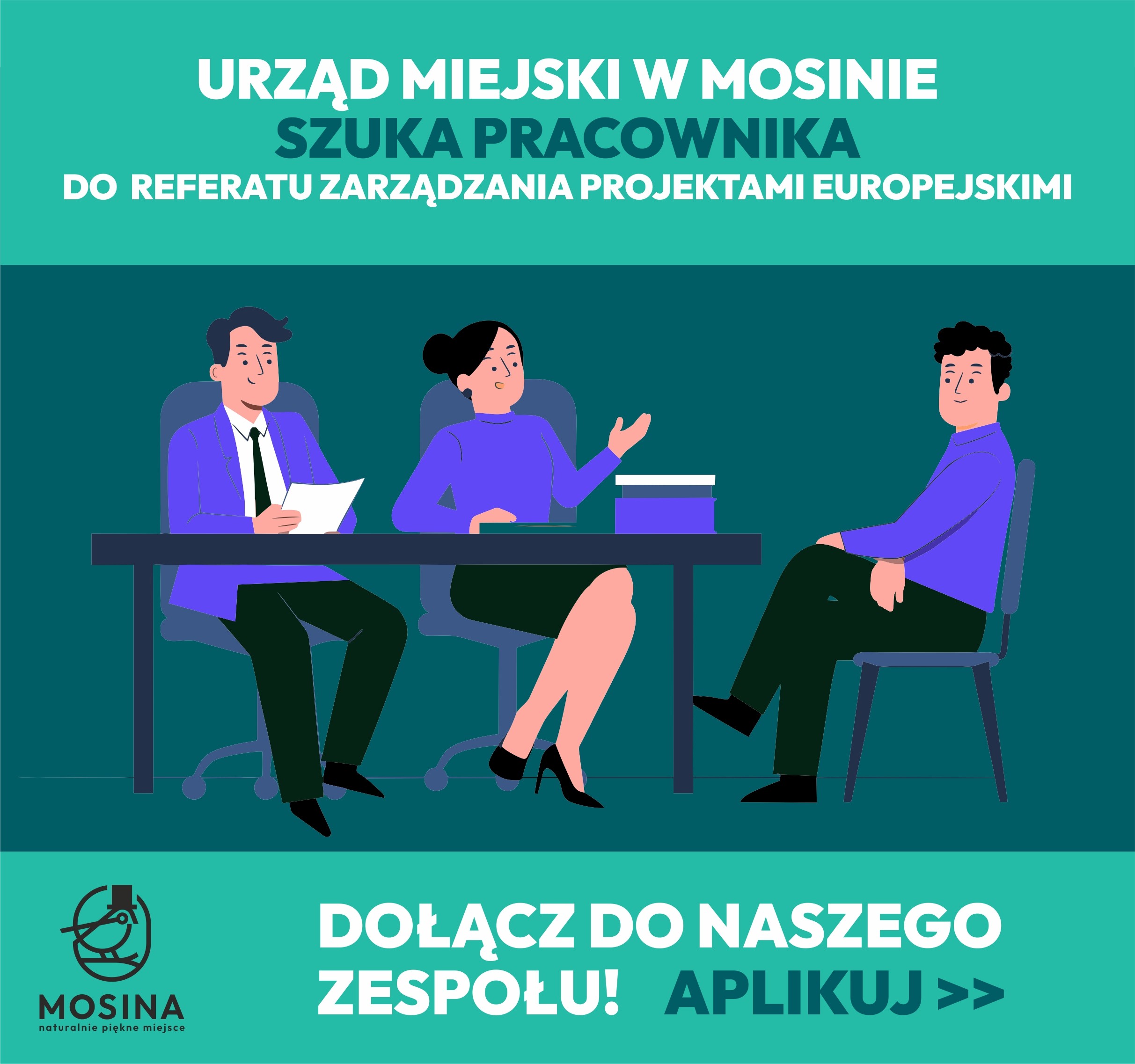 Praca w Urzędzie Miejskim w Mosinie!