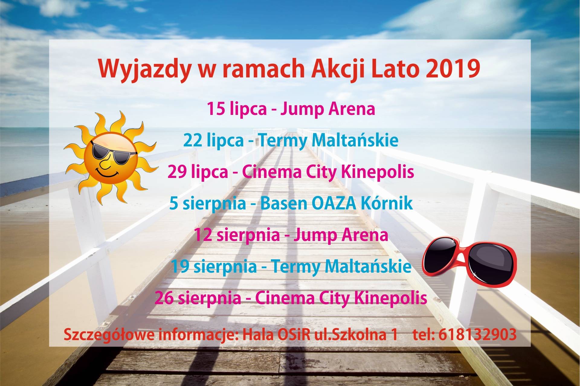 Wyjazdy w ramach Akcji Lato 2019