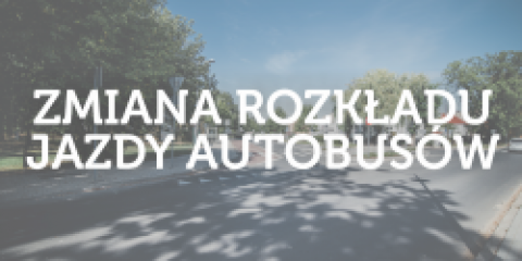 Zmiana rozkładów jazdy linii 699