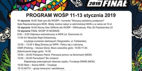 27. Finał WOŚP w Mosinie
