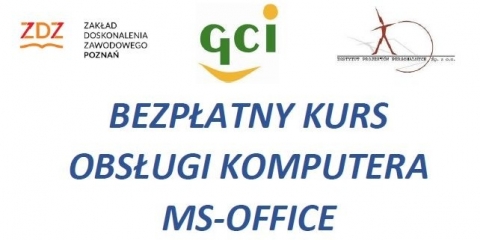 Bezpłatny kurs komputerowy MS- OFFICE w Mosinie
