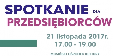 Spotkanie dla przedsiębiorców