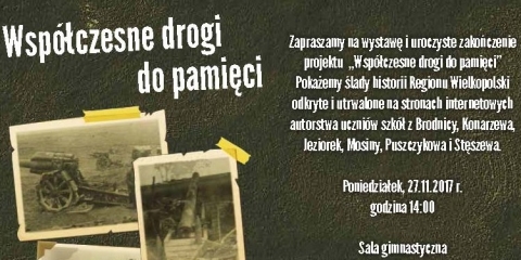 Współczesne drogi do pamięci