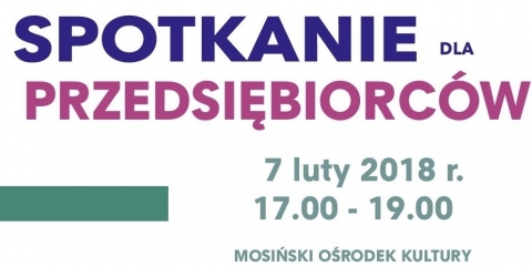 Spotkanie dla przedsiębiorców