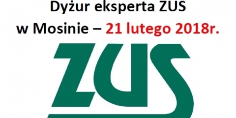 Dyżur eksperta ZUS w Mosinie