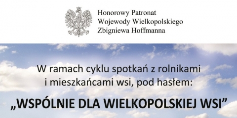 Spotkanie dla rolników i mieszkańców wsi