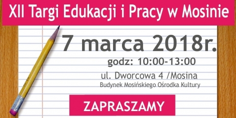 XII Targi Edukacji i Pracy w Mosinie 