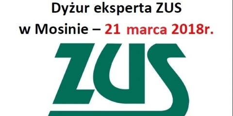 Kolejny dużur ZUS w Mosinie