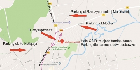 Komunikat dla uczestników XV Turnieju Formacji Tanecznych Mosina 2018