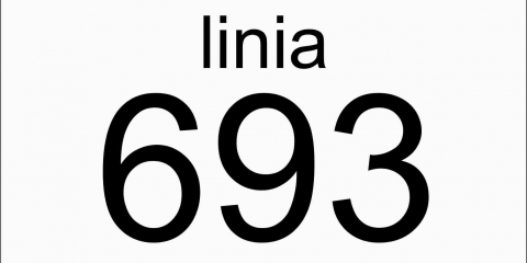 Zmiana rozkładu jazdy linii 693
