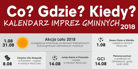 Wydarzenia w sierpniu