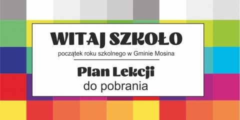 Na nowy rok szkolny