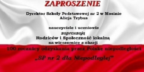 Zaproszenie na wieczornicę