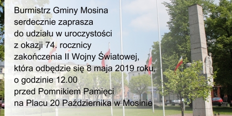 74. rocznica zakończenia II Wojny Światowej