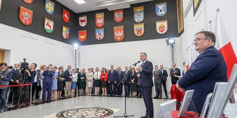 Prezydent wspomniał Obchody 100. lecia Powstania Wlkp. w Mosinie