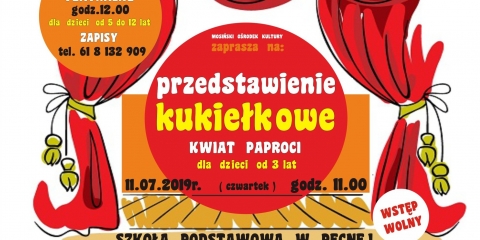 Przedstawienie i warsztaty teatralne w Pecnej