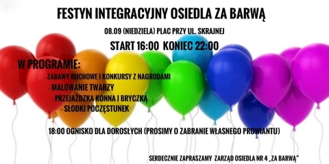 Festyn integracyjny Osiedla "Za Barwą"