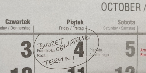 Budżet Obywatelski - na złożenie wniosku zostało 5 dni