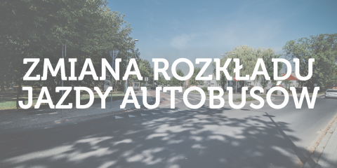Zmiany rozkładów jazdy