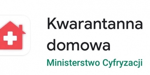 Aplikacja Kwarantanna domowa!