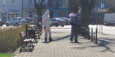 Dezynfekcja przestrzeni publicznej