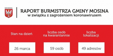 Raport Burmistrza Gminy Mosina