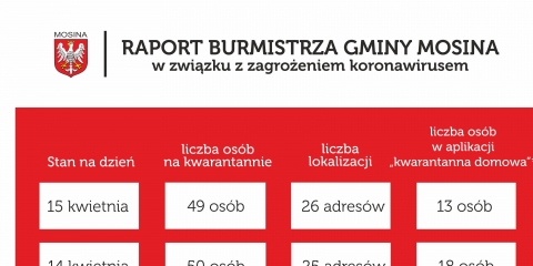 Raport Burmistrza Gminy Mosina