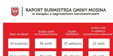 Raport Burmistrza Gminy Mosina