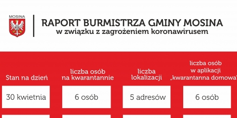 Raport Burmistrza Gminy Mosina