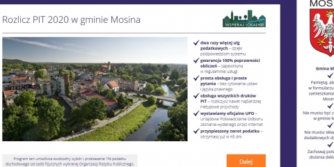 Pamiętaj by rozliczyć PIT w gminie Mosina