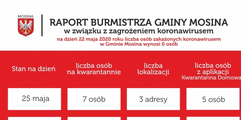 Raport Burmistrza Gminy Mosina