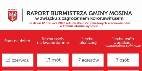 Raport Burmistrza Gminy Mosina