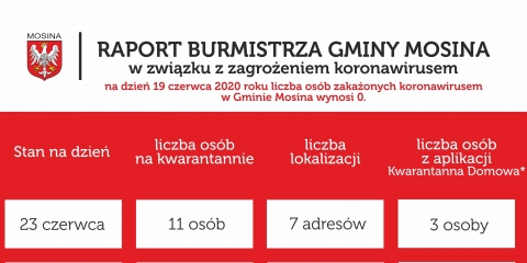 Raport Burmistrza Gminy Mosina