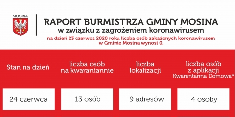 Raport Burmistrza Gminy Mosina
