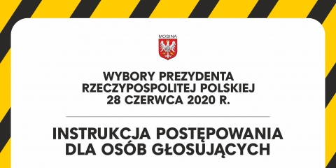 Instrukcja postępowania dla głosujących