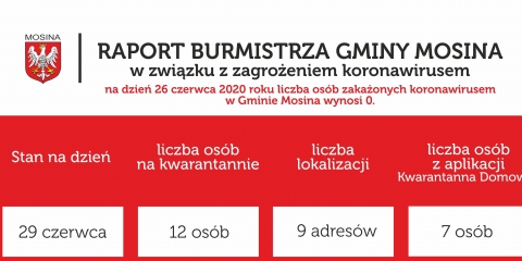 Raport Burmistrza Gminy Mosina